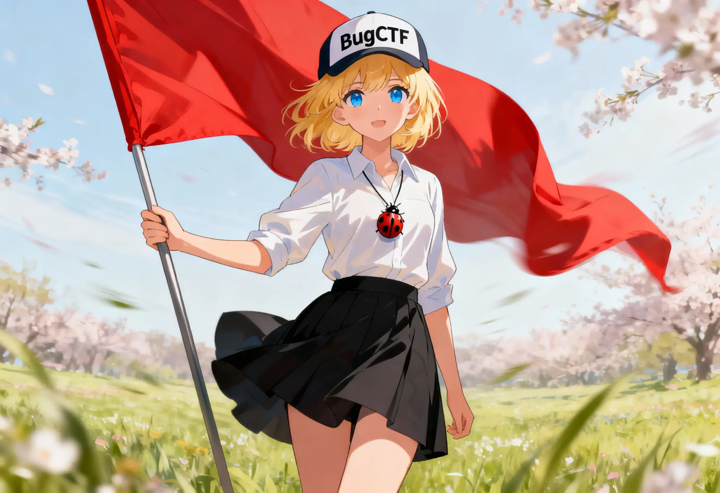 Пикси с флагом