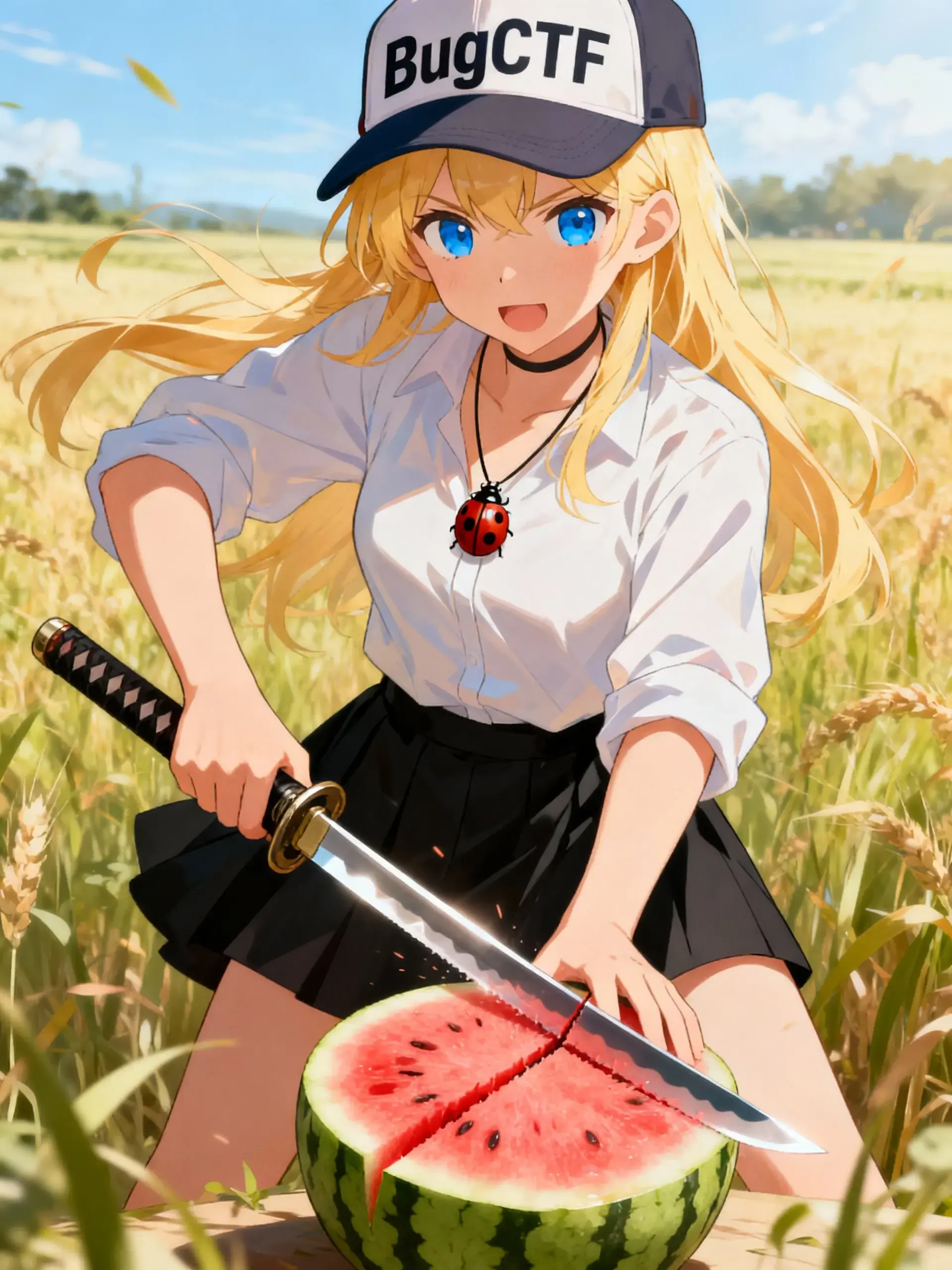 Пикси с катаной