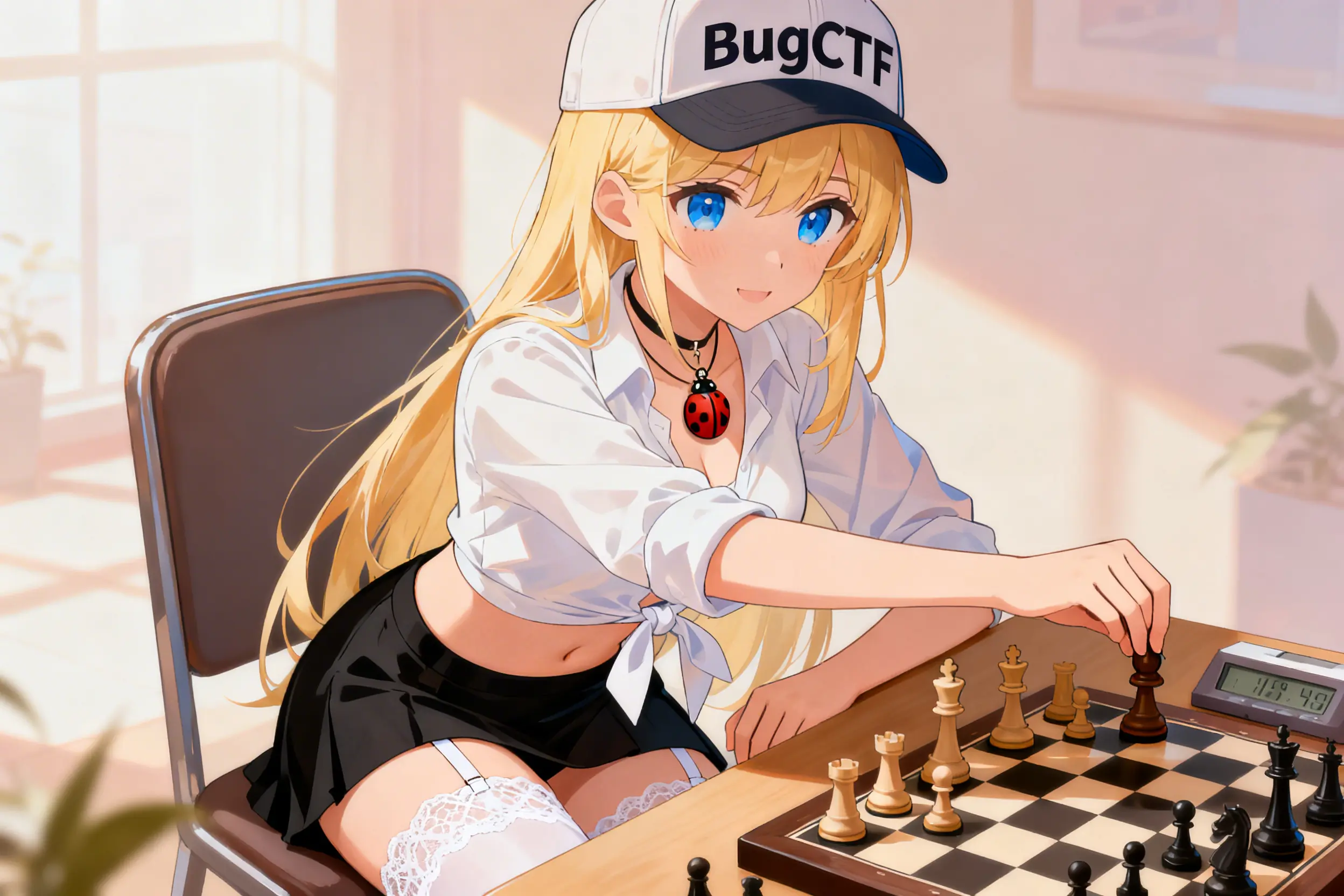 Пикси играет в шахматы, кадр 1 из 6, альбом #415