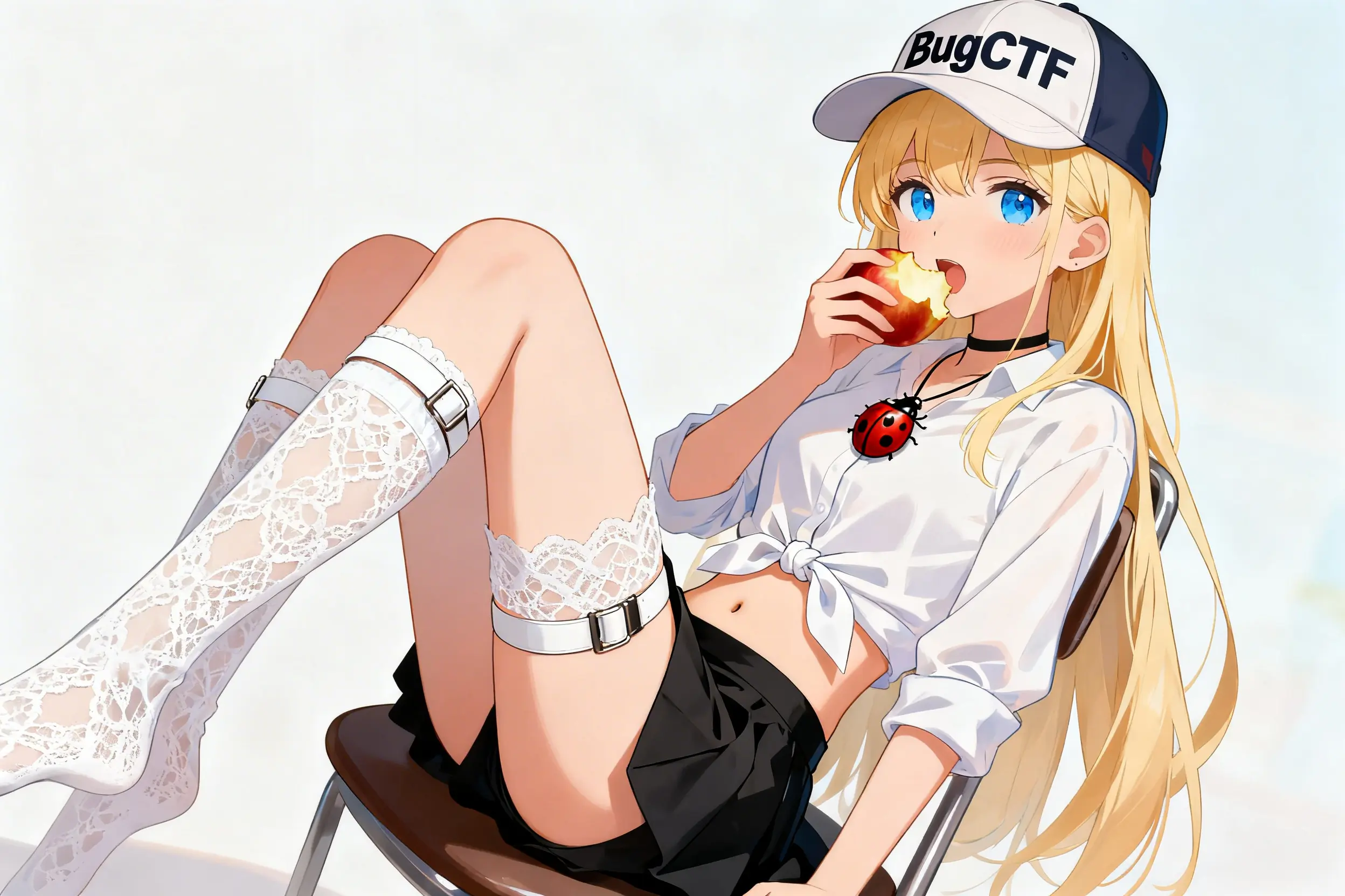 Пикси с яблоком