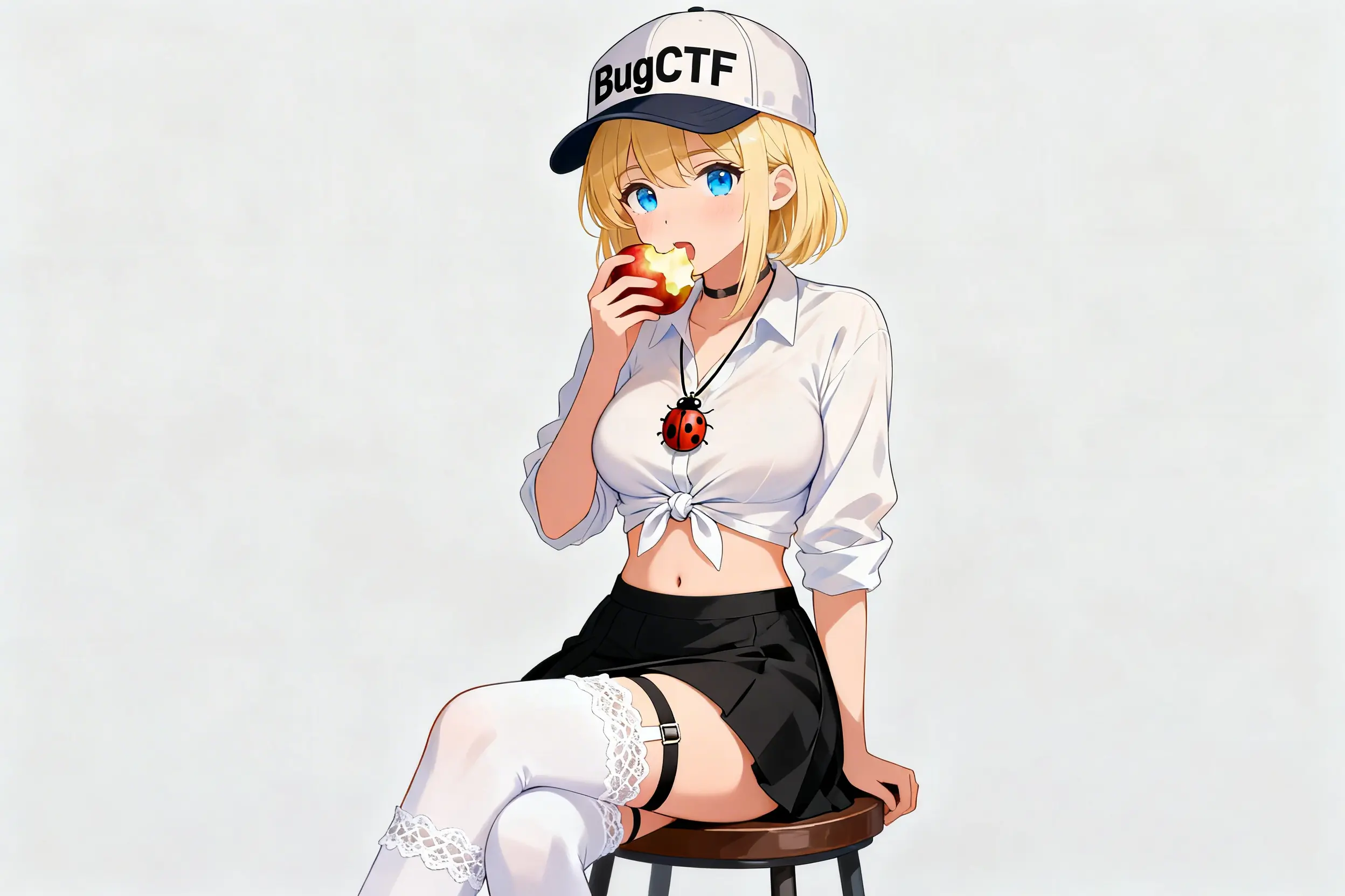Пикси с яблоком