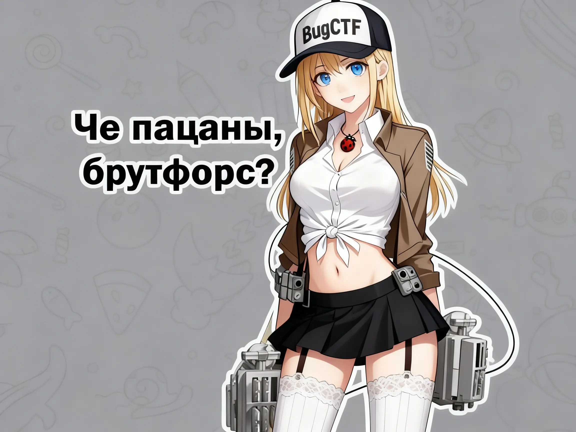 Пикси с пустым плакатом