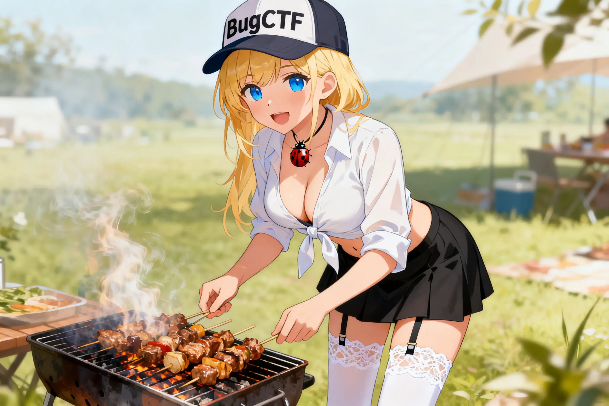 Пикси на шашлыках