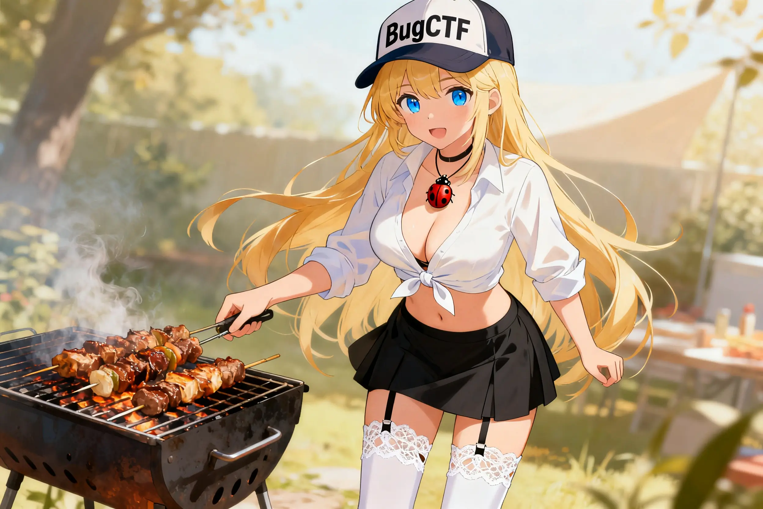 Пикси на шашлыках