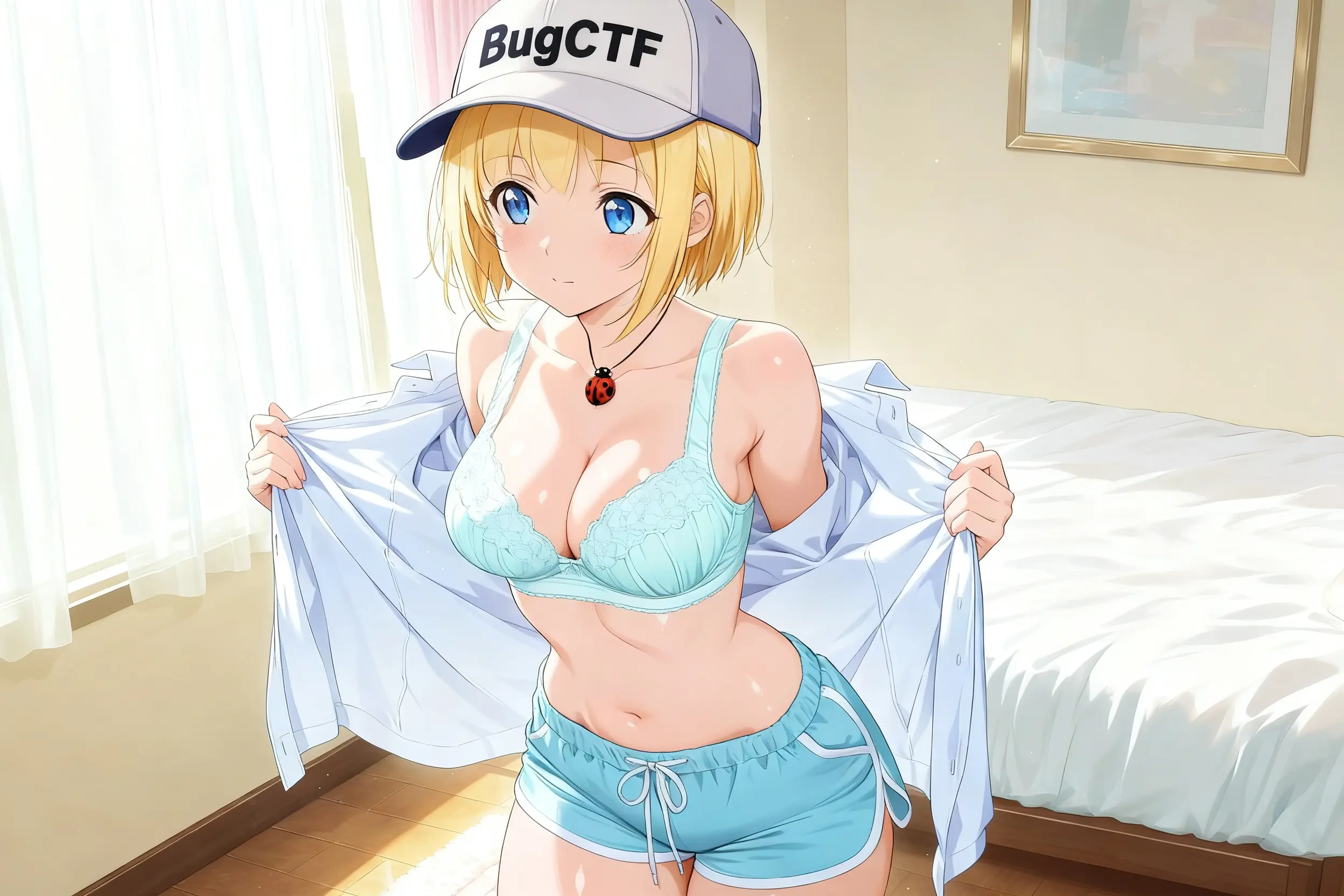 Пикси в голубом белье дома 18+, кадр 1 из 3, альбом #801
