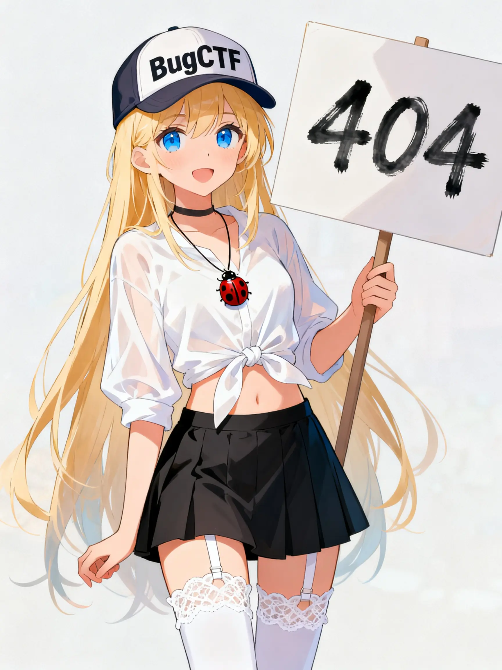 Пикси с табличкой, 404 ошибка